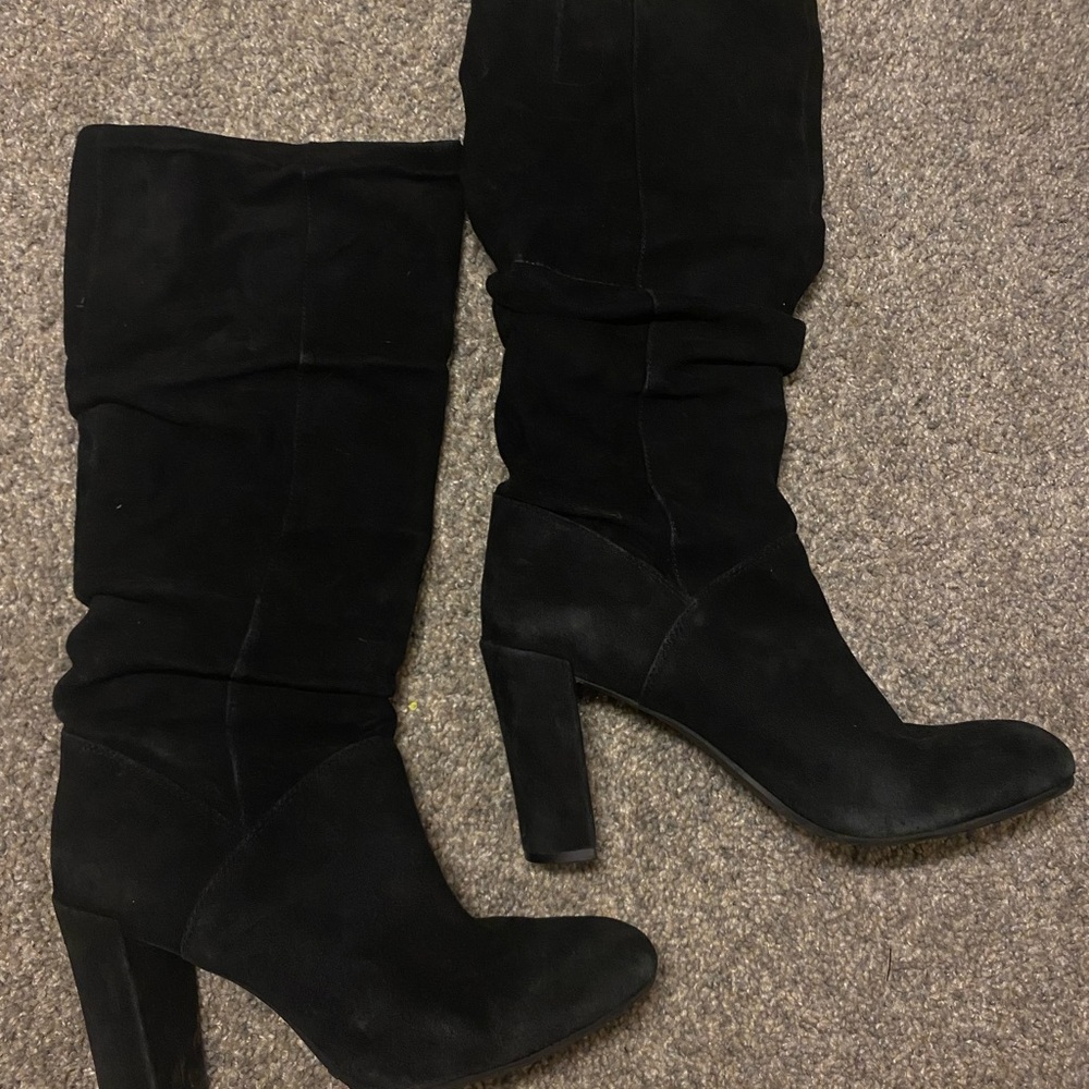 Black Suede Women's Boots